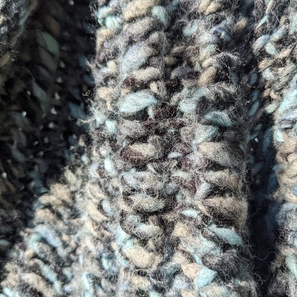 Anthropologie Hand Knit By Dollie Foehn Wool Cardigan - Picture 6 of 14